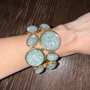 Elegant Gold and Silver Women's Bracelet